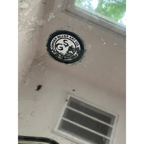 Godinger GSA Silver Art Co. Ltd. Silver Plate 13” Tray grape designs - Picture 5 of 5